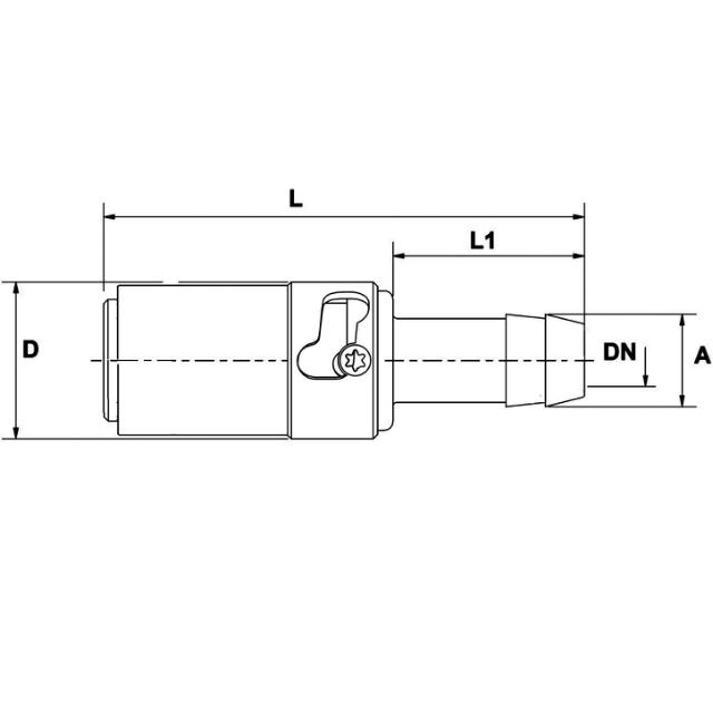 Safety Coupling, Type TS, Straight