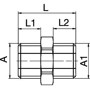 Equal Connector, Male BSPT