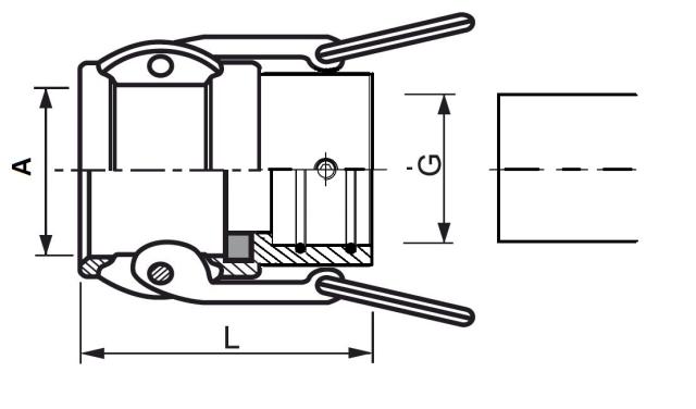 Pipe Connection Lever Coupling  TYPE D