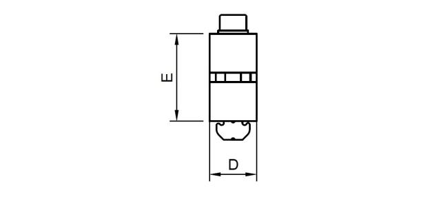 CCR.B - Cross Connector - Round With Ball Joint 