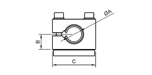 CCR.B - Cross Connector - Round With Ball Joint 