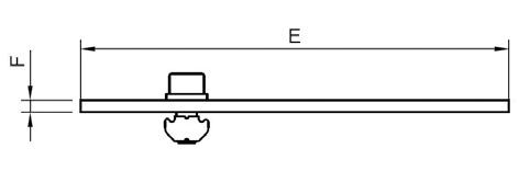 MBS - Slotted Mounting Bracket 