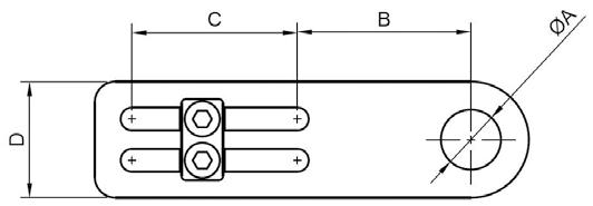 MBS - Slotted Mounting Bracket 